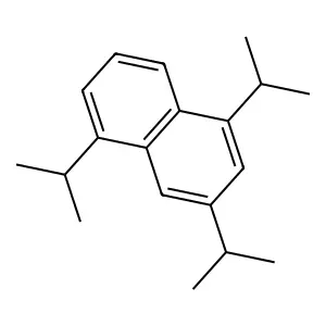 Naphthalene, tris(1-methylethyl)- structure