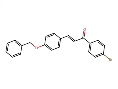 3-(4-Benzyloxyphenyl)-1-(4-bromophenyl)prop-2-en-1-one structure