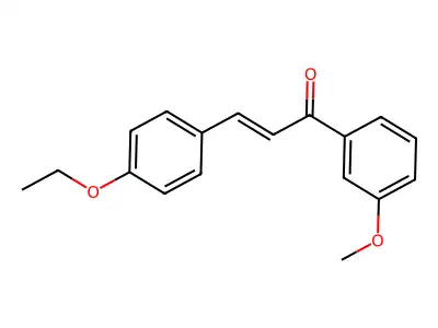 3-(4-Ethoxyphenyl)-1-(3-methoxyphenyl)prop-2-en-1-one structure