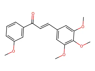 1-(3-Methoxyphenyl)-3-(3,4,5-trimethoxyphenyl)prop-2-en-1-one structure