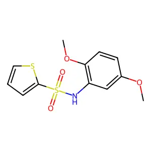 N-(2,5-dimethoxyphenyl)thiophene-2-sulfonamide structure