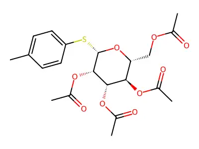 4-Methylphenyl 2,3,4,6-tetra-O-acetyl-1-thio-alpha-D-mannopyranoside structure