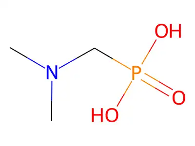Phosphonic acid, ((dimethylamino)methyl)- structure