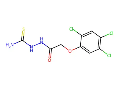 1-(2-(2,4,5-Trichlorophenoxy)acetyl)-3-thiosemicarbazide structure