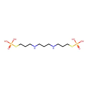 Phosphorothioic acid, S-ester with trimethylenediiminodipropanethiol (2:1) structure