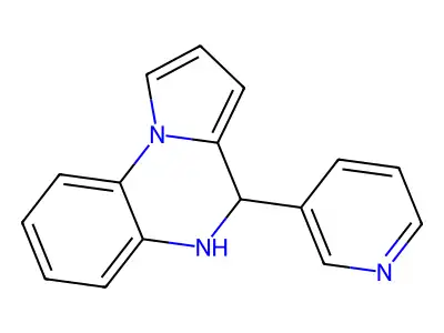 4-(Pyridin-3-yl)-4,5-dihydropyrrolo[1,2-a]quinoxaline structure