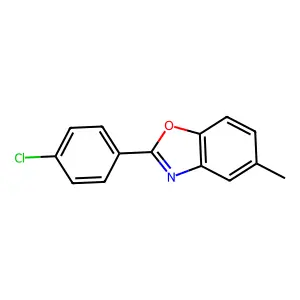 2-(4-Chlorophenyl)-5-methyl-1,3-benzoxazole structure