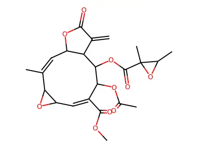 Melampodin-A-AC structure