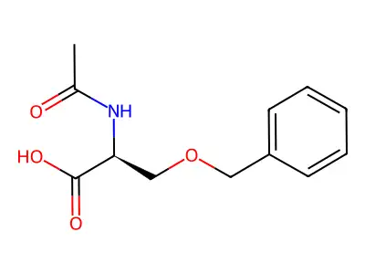 3-(Benzyloxy)-2-acetamidopropanoic acid structure