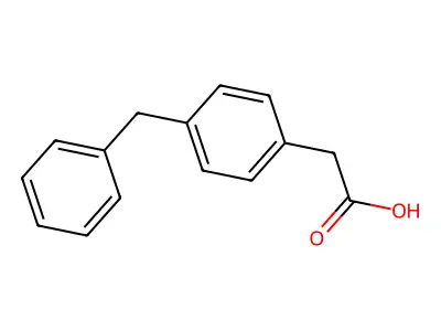 2-(4-benzylphenyl)acetic Acid structure