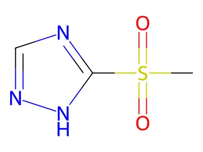 3-methanesulfonyl-4H-1,2,4-triazole structure