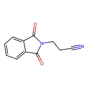 3-(1,3-dioxo-2,3-dihydro-1H-isoindol-2-yl)propanenitrile structure
