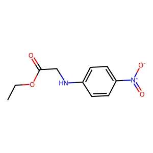 N-(4-Nitrophenyl)glycine ethyl ester structure