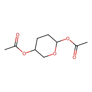 3,6-Diacetoxytetrahydropyran structure