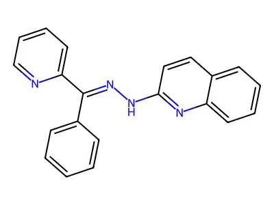 2(1h)-Quinolinone (phenyl-2-pyridinylmethylene)hydrazone structure