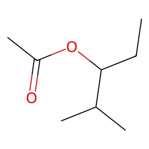 2-Methylpentan-3-yl acetate structure