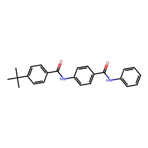 4-tert-butyl-N-[4-(phenylcarbamoyl)phenyl]benzamide structure