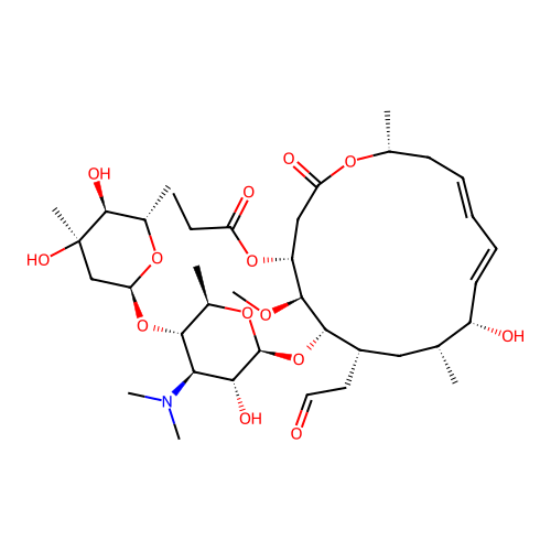Leucomycin V, 3-propanoate structure