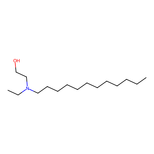 2-[N-Dodecyl-N-ethylamino]ethanol structure