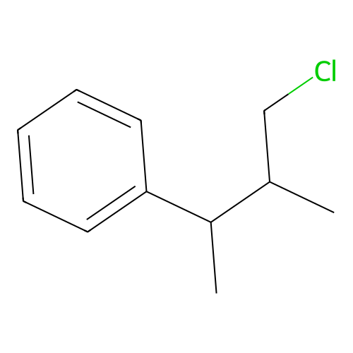 Benzene, (2-chloro-1,2-dimethylpropyl) structure