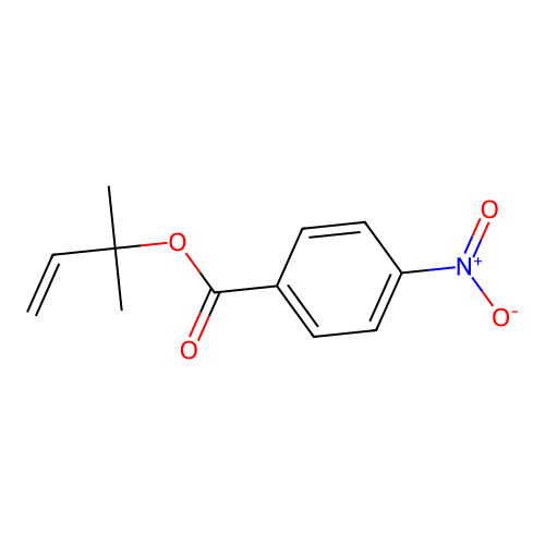 1,1-Dimethyl-2-propen-1-YL 4-nitrobenzoate structure