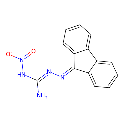 Hydrazinecarboximidamide, 2-(9H-fluoren-9-ylidene)-N-nitro- structure