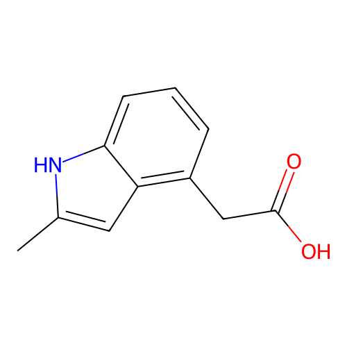 2-Methylindole-4-acetic Acid structure