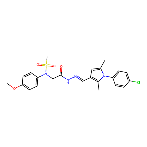 C23H25ClN4O4S structure