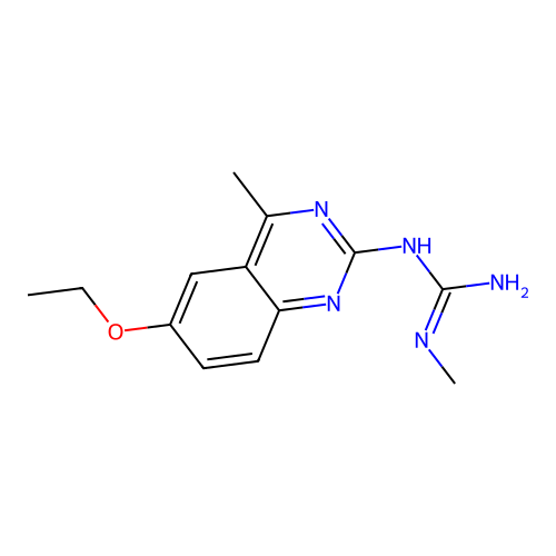1-(6-Ethoxy-4-methylquinazolin-2-yl)-2-methylguanidine structure