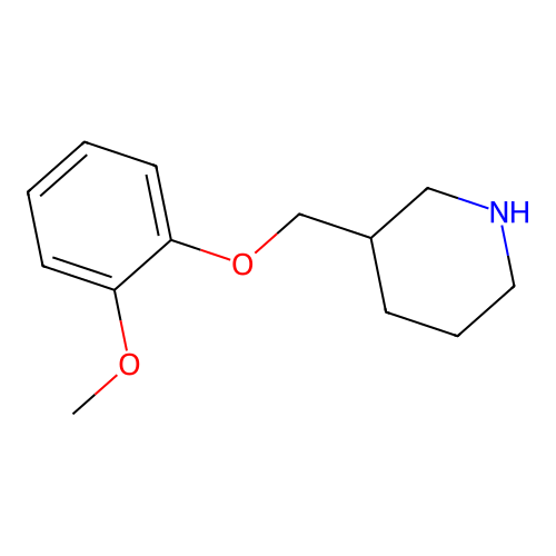 3-(2-Methoxy-phenoxymethyl)-piperidine structure