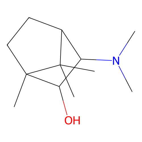 2-(Dimethylamino)-4,7,7-trimethylbicyclo[2.2.1]heptan-3-ol structure