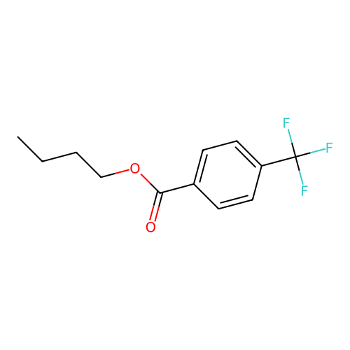 4-(Trifluoromethyl)benzoic acid butyl ester structure