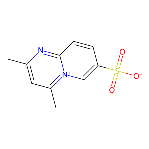 2,4-Dimethylpyrido[1,2-a]pyrimidin-5-ium-7-sulfonate structure