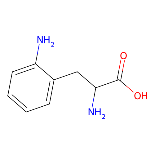 2-氨基-3-(2-氨基苯基)丙酸 structure
