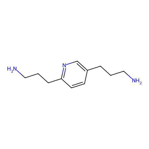 3-[5-(3-Aminopropyl)pyridin-2-yl]propylamine structure