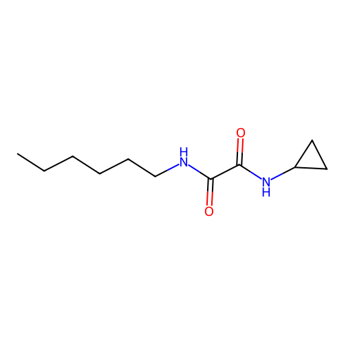 N-环丙基-N-己基乙二酰胺 structure