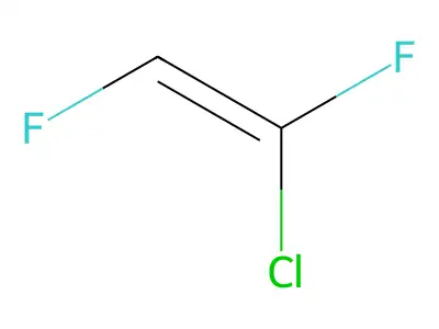 1-Chloro-1,2-difluoroethene structure