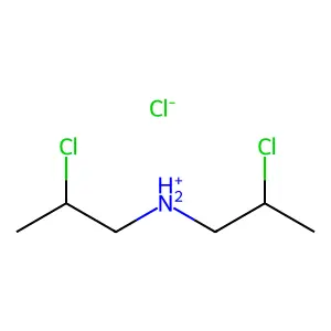 2-Chloro-N-(2-chloropropyl)propan-1-amine--hydrogen chloride (1/1) structure