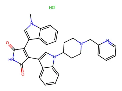 Enzastaurin Hydrochloride structure
