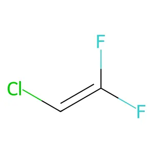 Ethene, 2-chloro-1,1-difluoro- structure