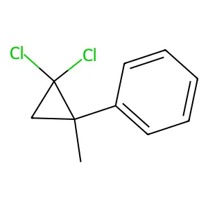 Benzene, (2,2-dichloro-1-methylcyclopropyl)- structure