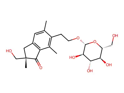 Pteroside A structure
