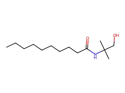 N-Decanoyl-2-amino-2-methylpropanol structure