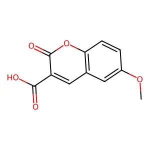 6-methoxy-2-oxo-2H-chromene-3-carboxylic acid structure