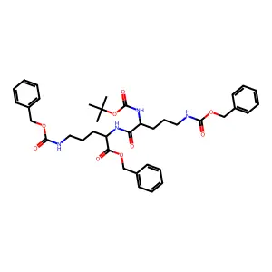 Boc-DL-Orn(Cbz)-DL-Orn(Cbz)-OBn structure