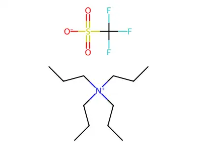 Tetrapropylammonium trifluoromethanesulphonate structure