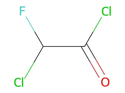 2-Chloro-2-fluoroacetyl chloride structure