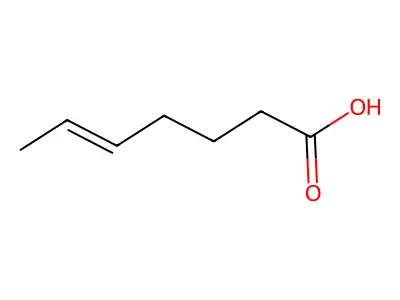 Δ-庚烯酸 structure