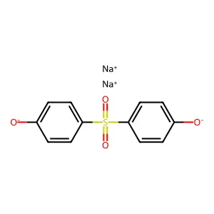 Phenol, 4,4'-sulfonylbis-, sodium salt (1:2) structure