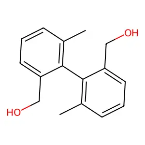 (6,6'-Dimethyl-2,2'-biphenyldiyl)dimethanol structure